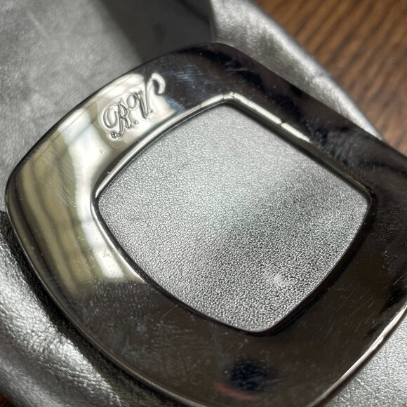 Roger Vivier Silver Leather Ballerina D'orsay with Buckle, EU 40 - Picture 12 of 16